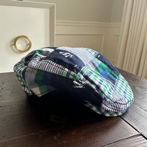 Gymboree Boys Plaid Driver Cap Hat Size 12-24 months